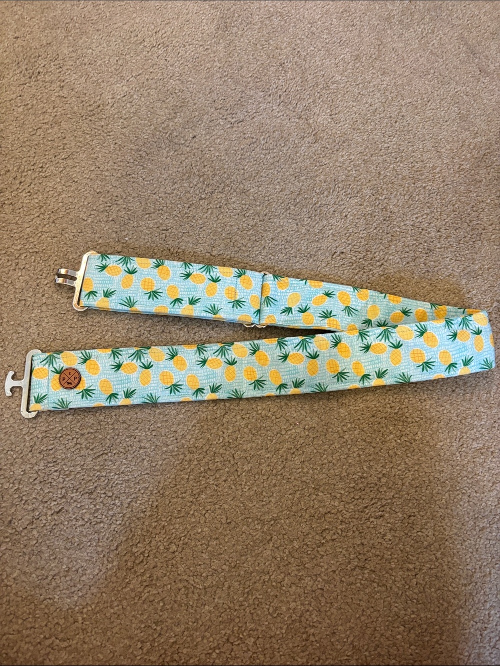 The Pampered Pony Pineapple Equestrian Belt